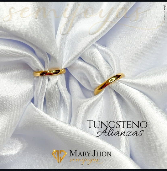 ✨ Alianzas de Tungsteno Dorado ✨