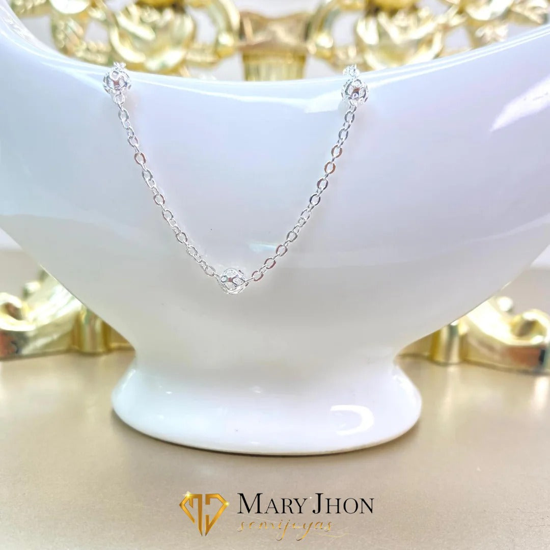 ✨Pulsera Pelotitas Plata ✨